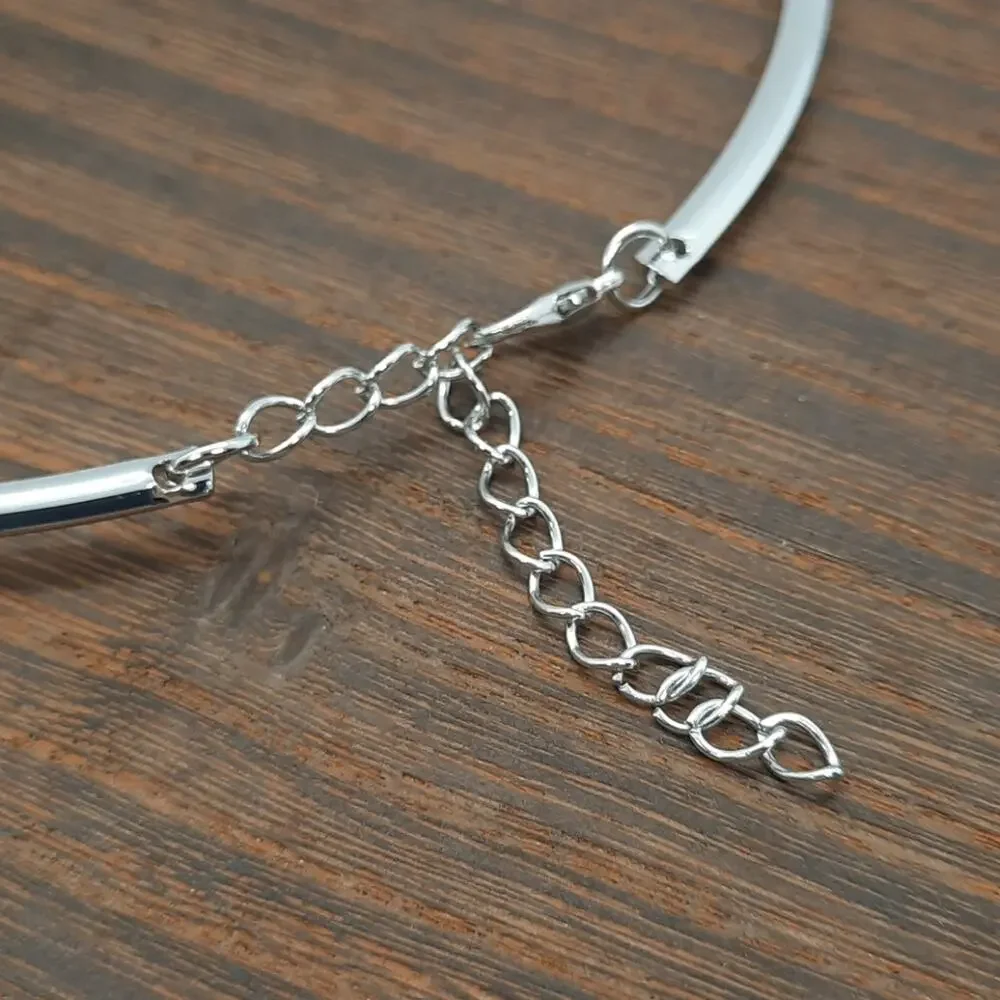 Accessory Label silver cut